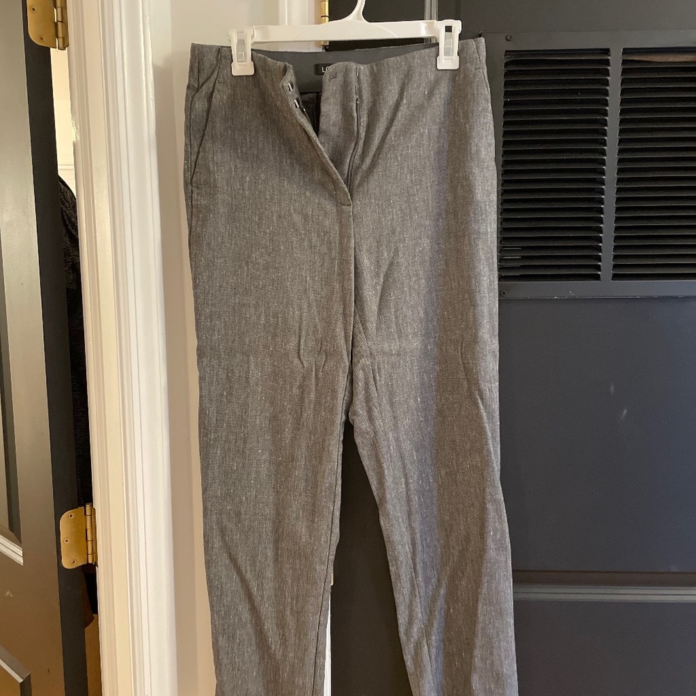 Ann Taylor High Waisted Tweed Pants